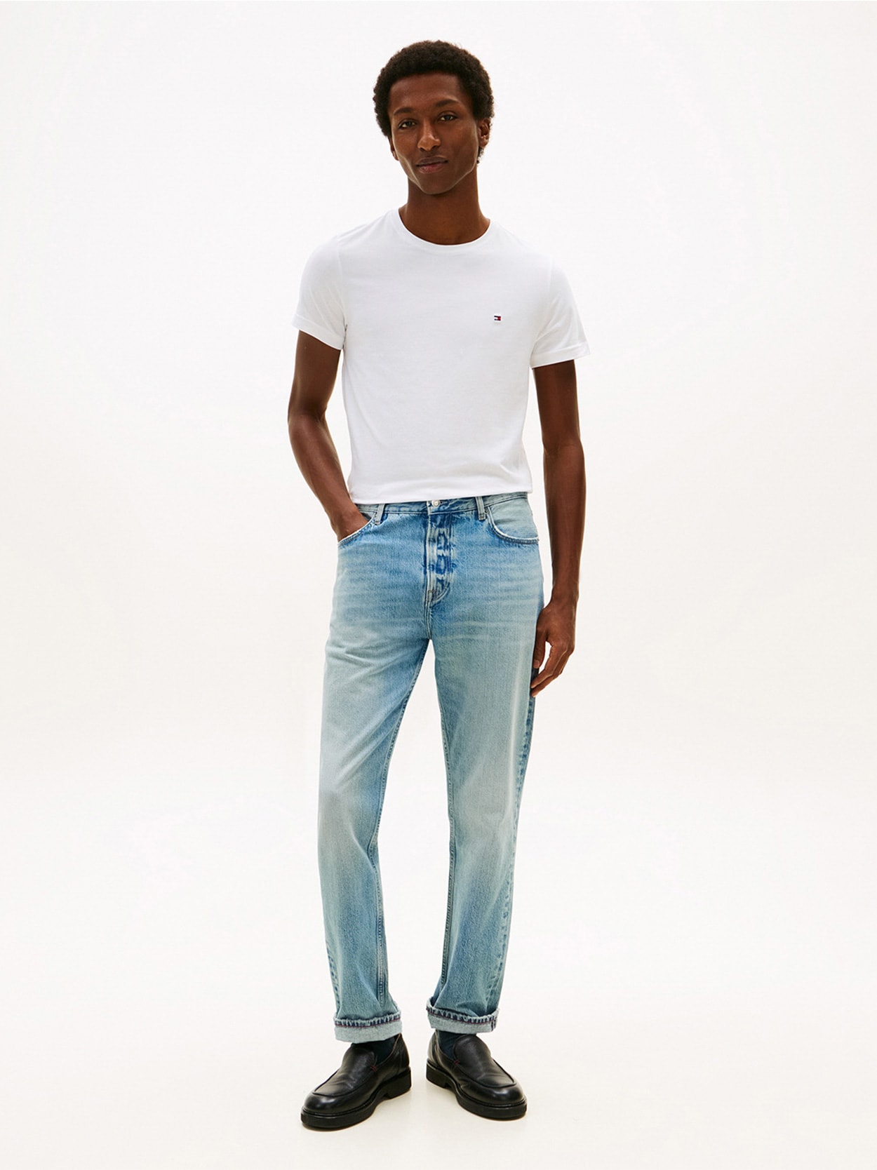 Camiseta Clássica Gola C Slim