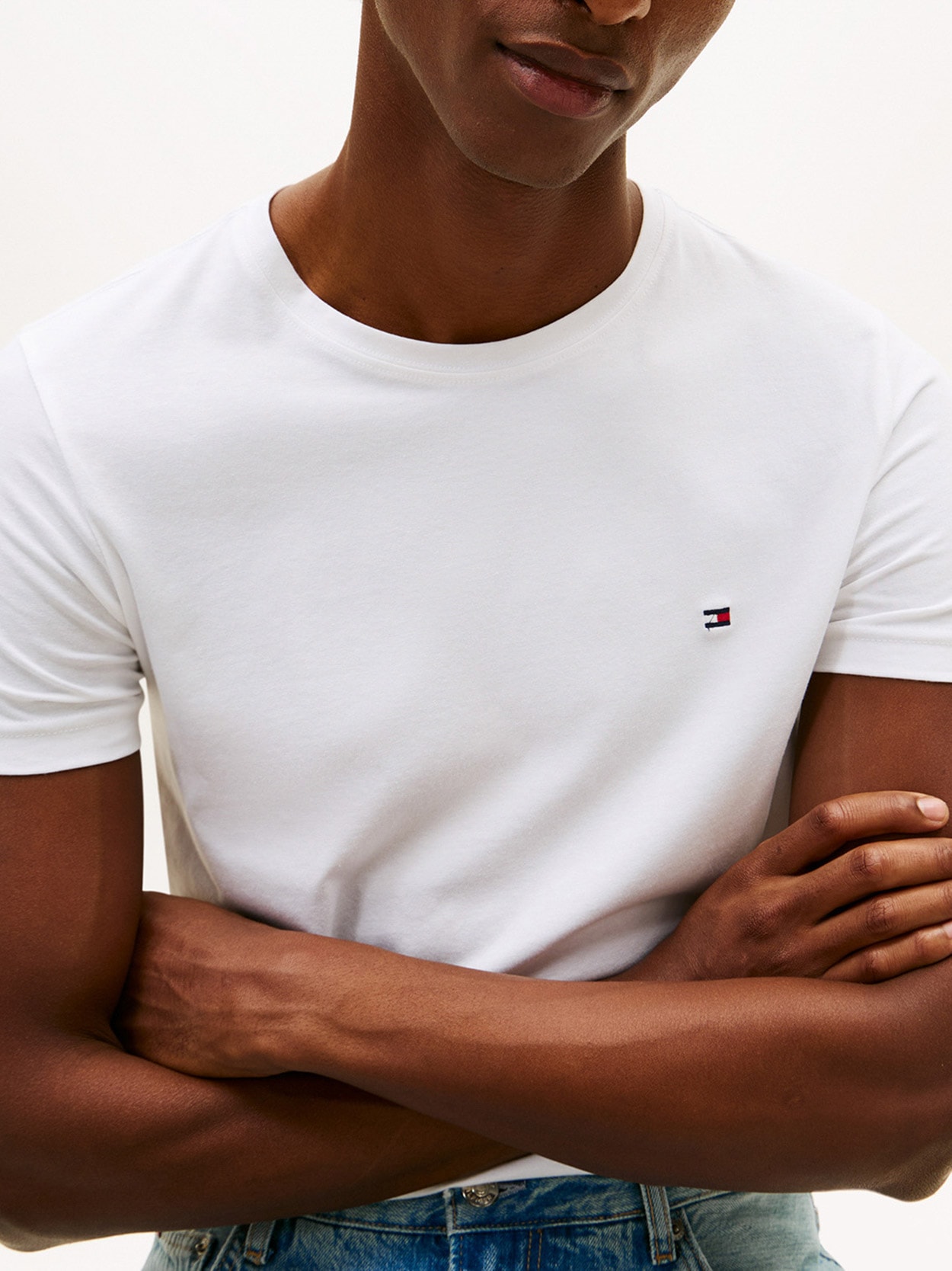Camiseta Clássica Gola C Slim