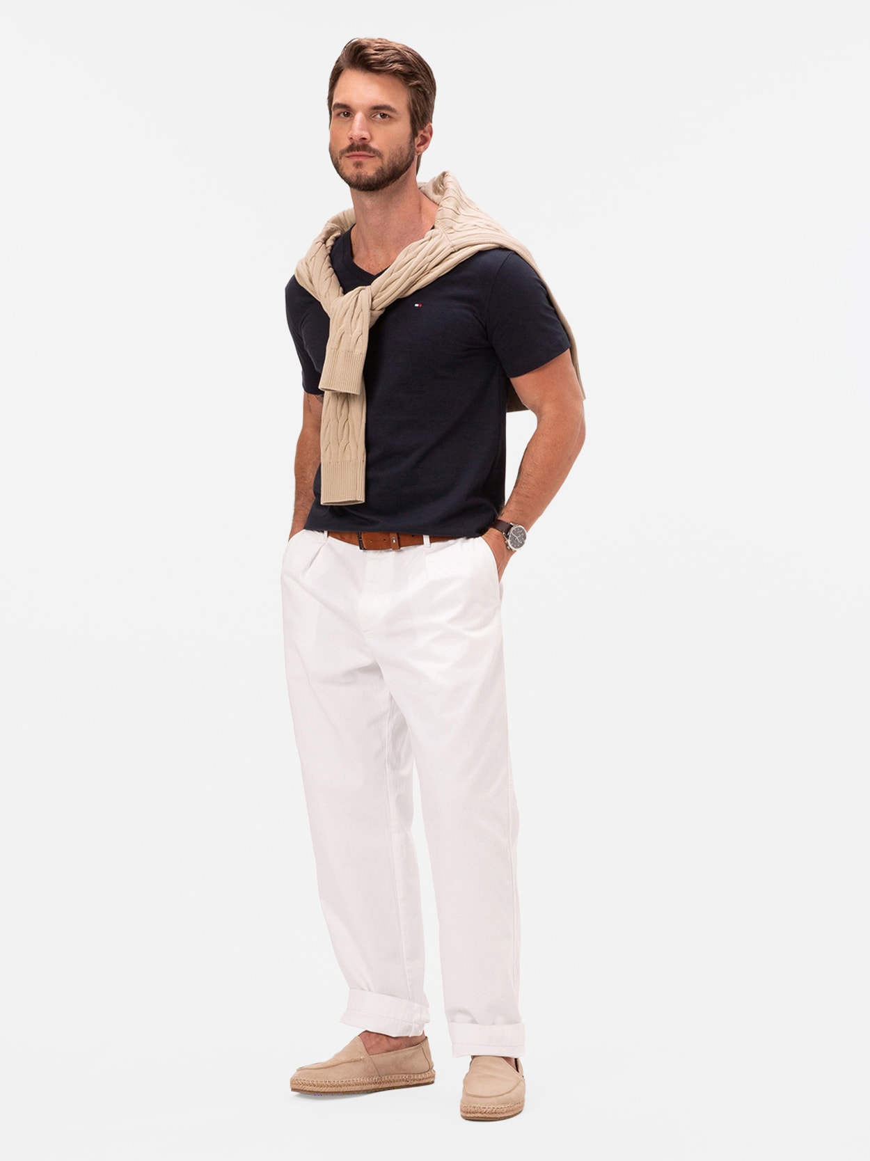 Camiseta Clássica Gola V