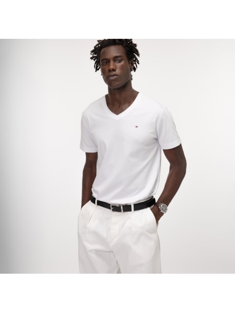 Camiseta Clássica Gola V