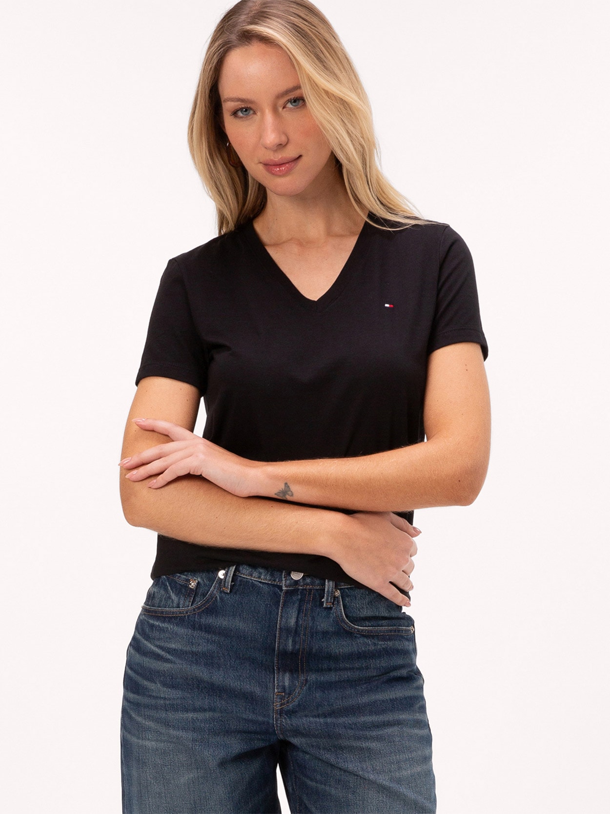 Camiseta Clássica Gola V