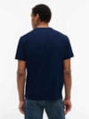 Camiseta com Estampa Listrada Assinatura