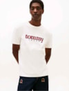 Camiseta de Malha com Aplicação de Logo