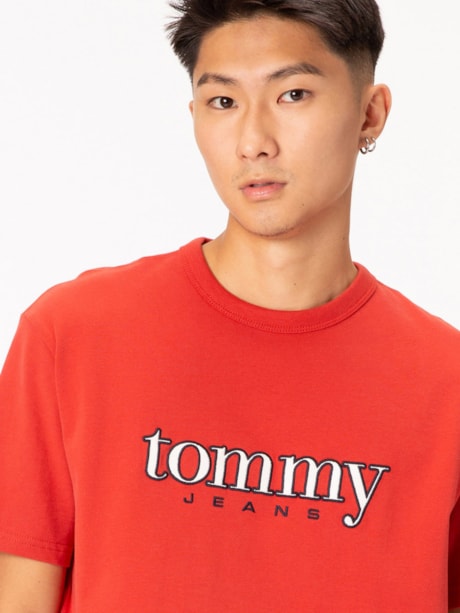 Camiseta de Malha com Aplicação de Logo