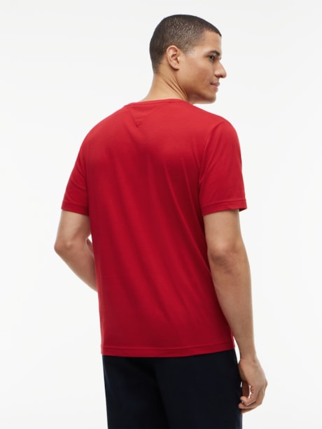 Camiseta de Malha com Bordado do Logotipo