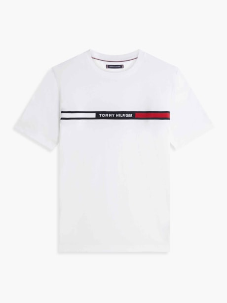 Camiseta de Malha com Bordado do Logotipo