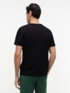 Camiseta em Algodão Pima com Gola V