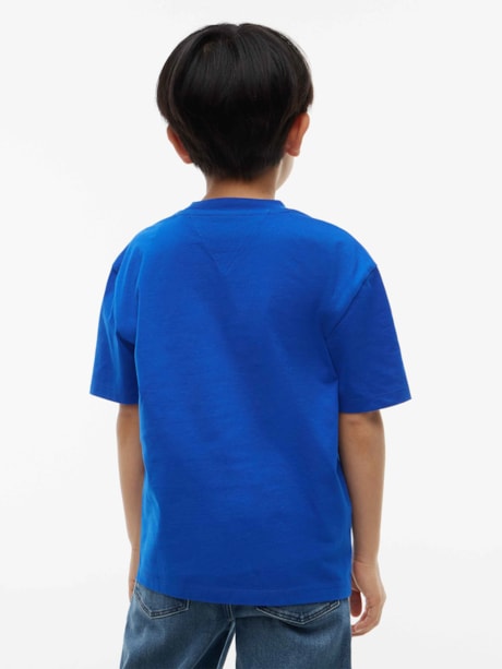 Camiseta Essential em Jersey com Logo Bandeira