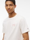Camiseta Gola C com Bordado de Logo Varsity