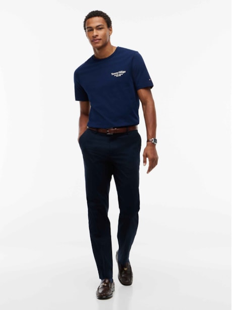 Camiseta Gola C com Logo nas Costas