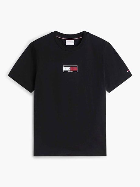 Camiseta Gola C e Logo de Bandeira