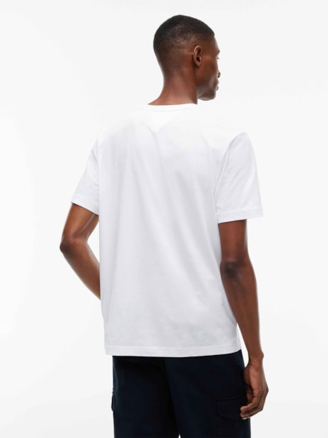 Camiseta Gola C e Logo de Bandeira