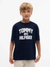 Camiseta Gola C em Jersey com Logo