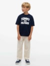 Camiseta Gola C em Jersey com Logo