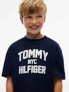 Camiseta Gola C em Jersey com Logo