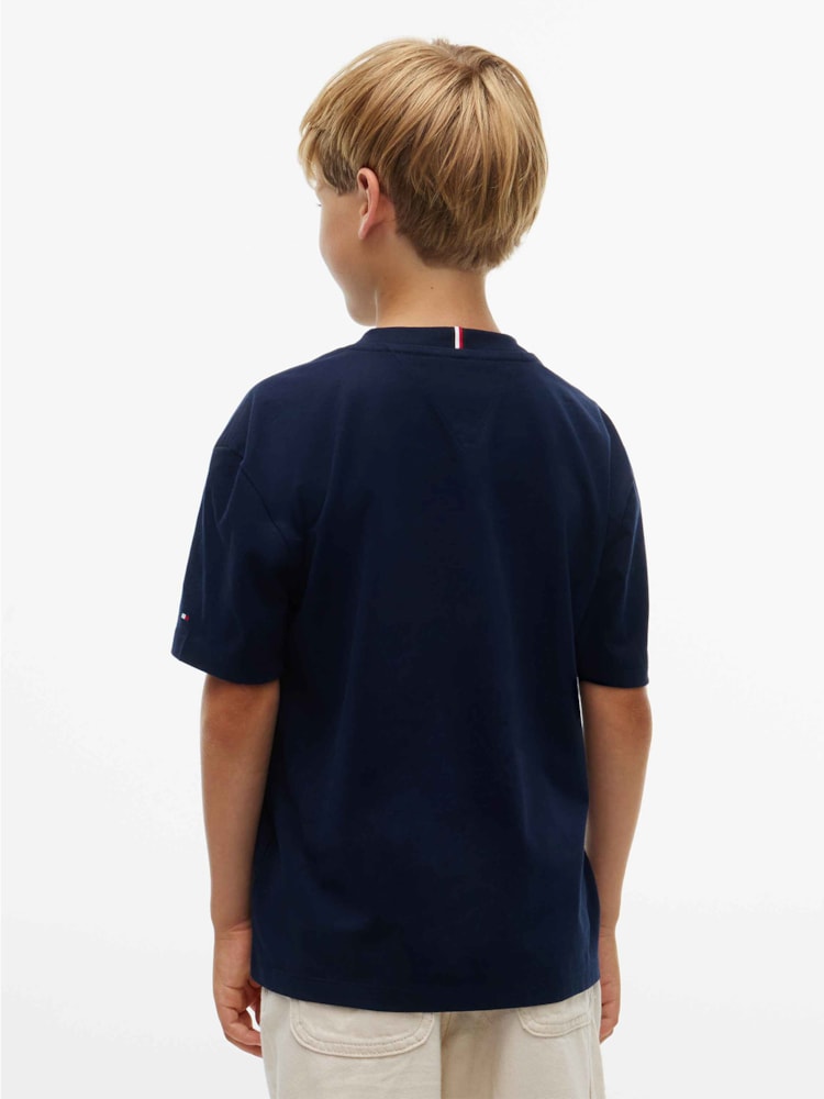 Camiseta Gola C em Jersey com Logo