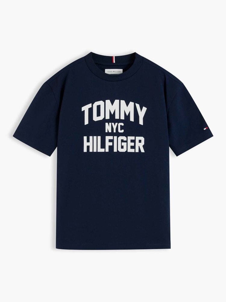 Camiseta Gola C em Jersey com Logo