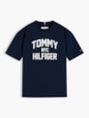 Camiseta Gola C em Jersey com Logo