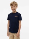 Camiseta Gola C em Jersey com Logo