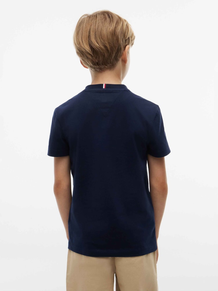 Camiseta Gola C em Jersey com Logo