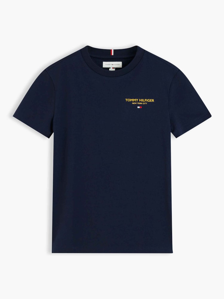 Camiseta Gola C em Jersey com Logo