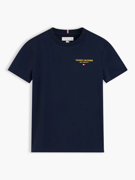 Camiseta Gola C em Jersey com Logo