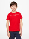 Camiseta Infantil Logo Clássico Tommy Hilfiger