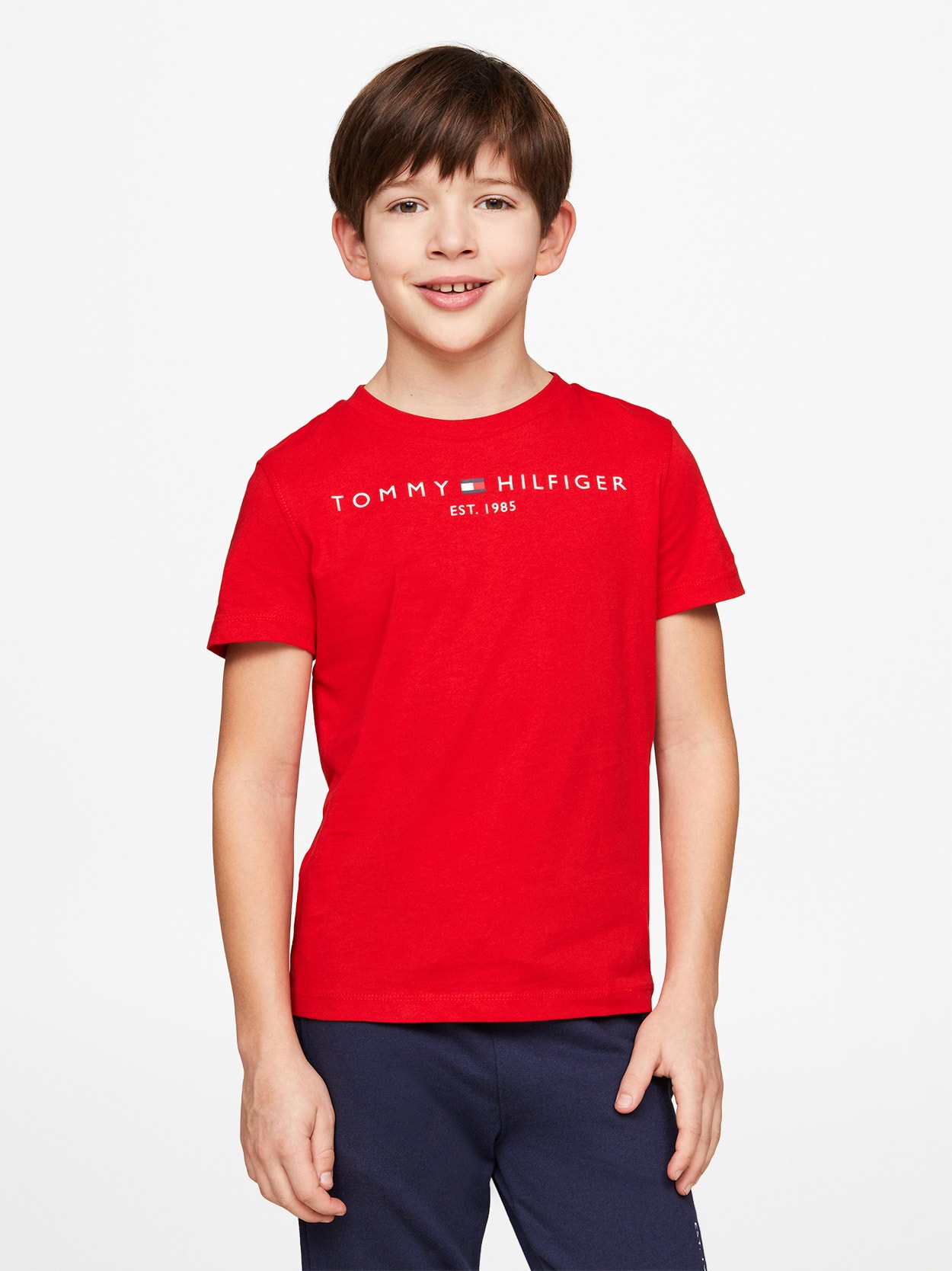 Camiseta Infantil Logo Clássico Tommy Hilfiger