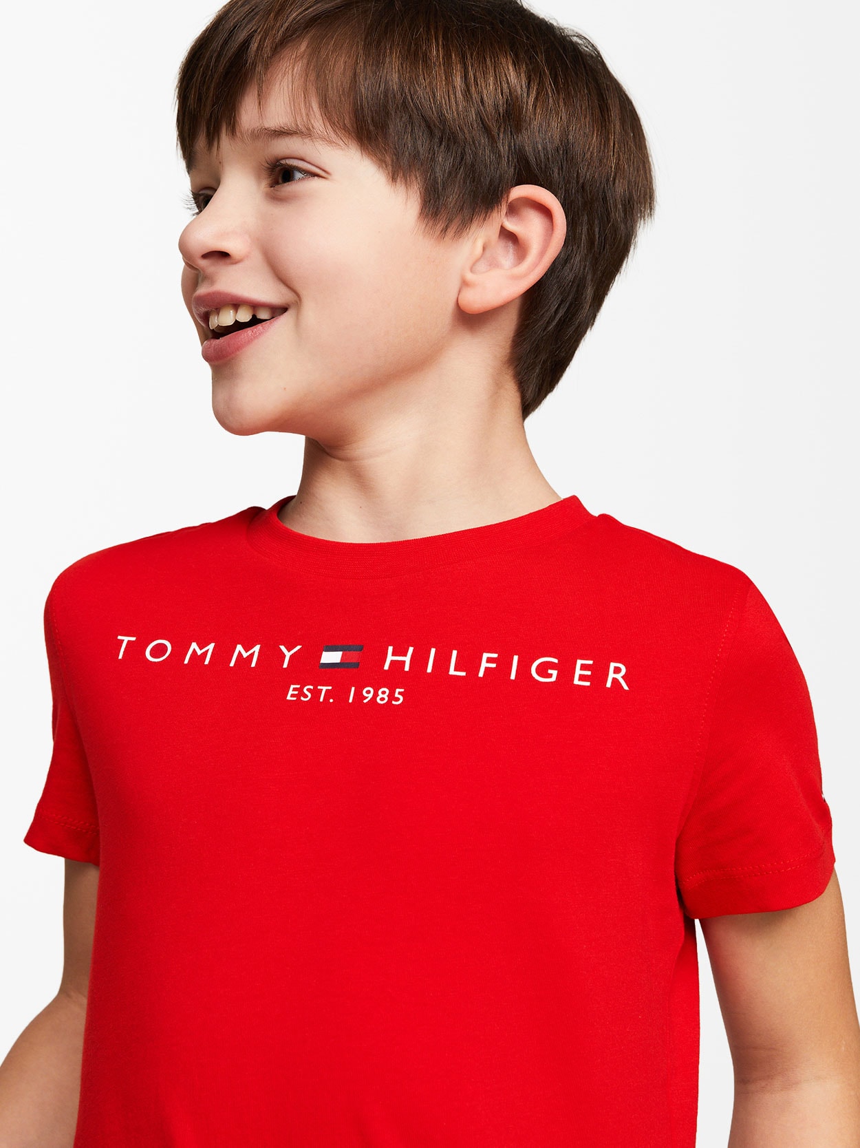 Camiseta Infantil Logo Clássico Tommy Hilfiger