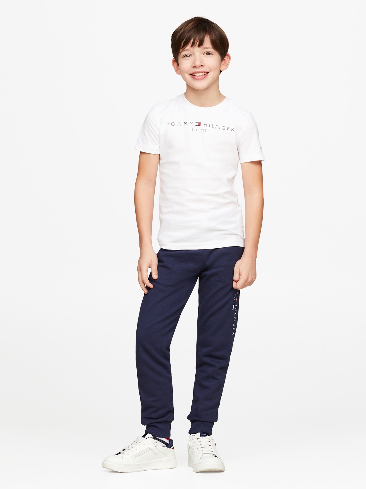 Camiseta Infantil Logo Clássico Tommy Hilfiger