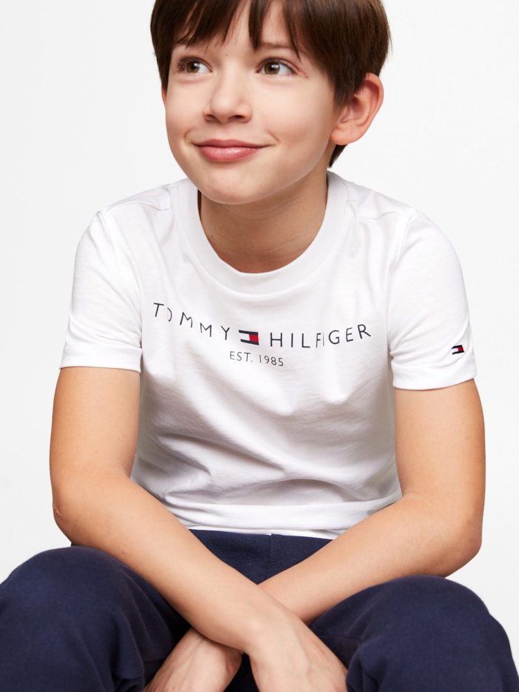 Camiseta Infantil Logo Clássico Tommy Hilfiger