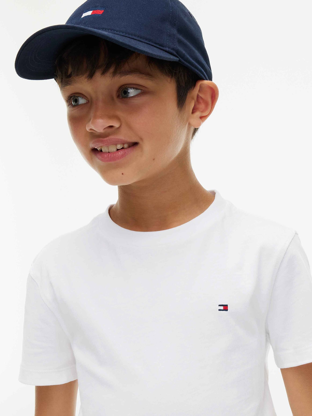 Camiseta Infantil Logo Clássico Tommy Hilfiger