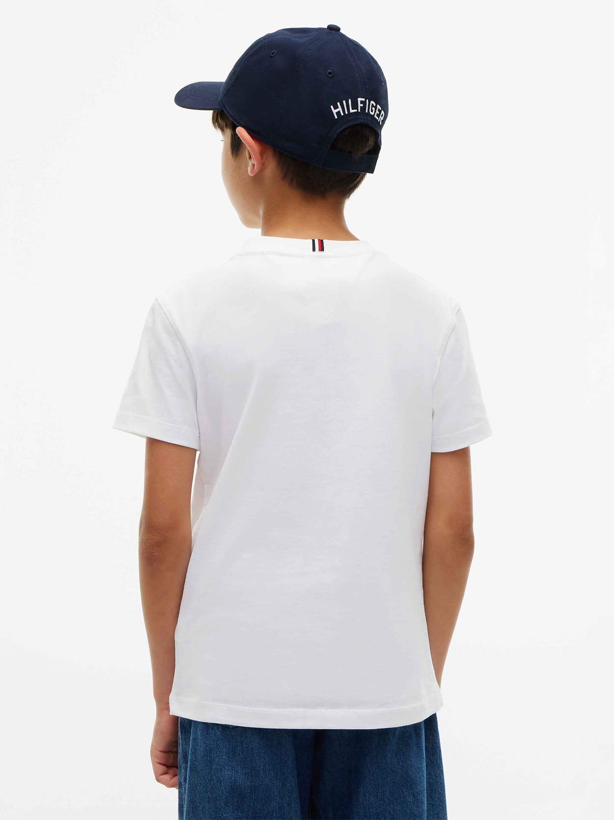Camiseta Infantil Logo Clássico Tommy Hilfiger