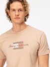 Camiseta Jersey com Estampa de Bandeira