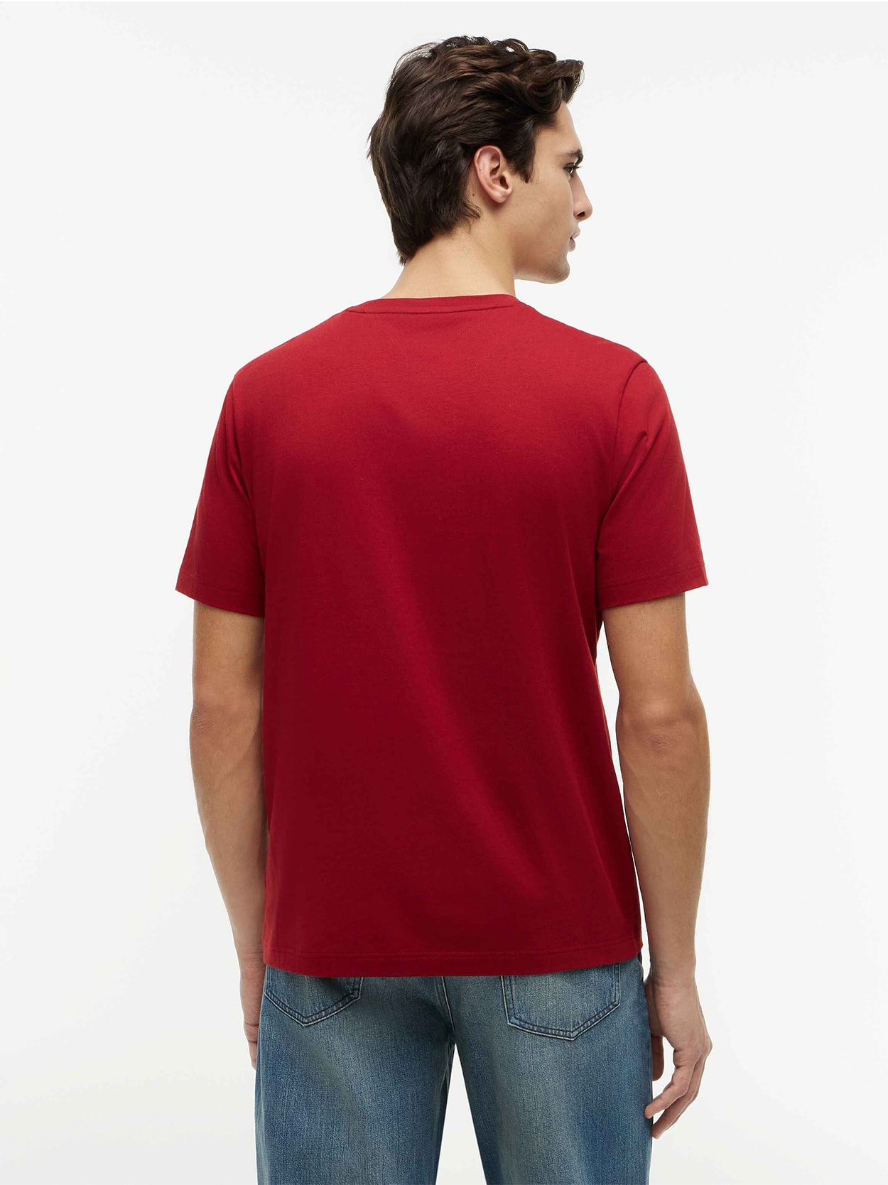 Camiseta Jersey com Estampa de Bandeira Ondulada