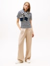 Camiseta Listrada Gola C Slim Fit