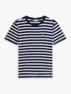 Camiseta Listrada Gola C Slim Fit