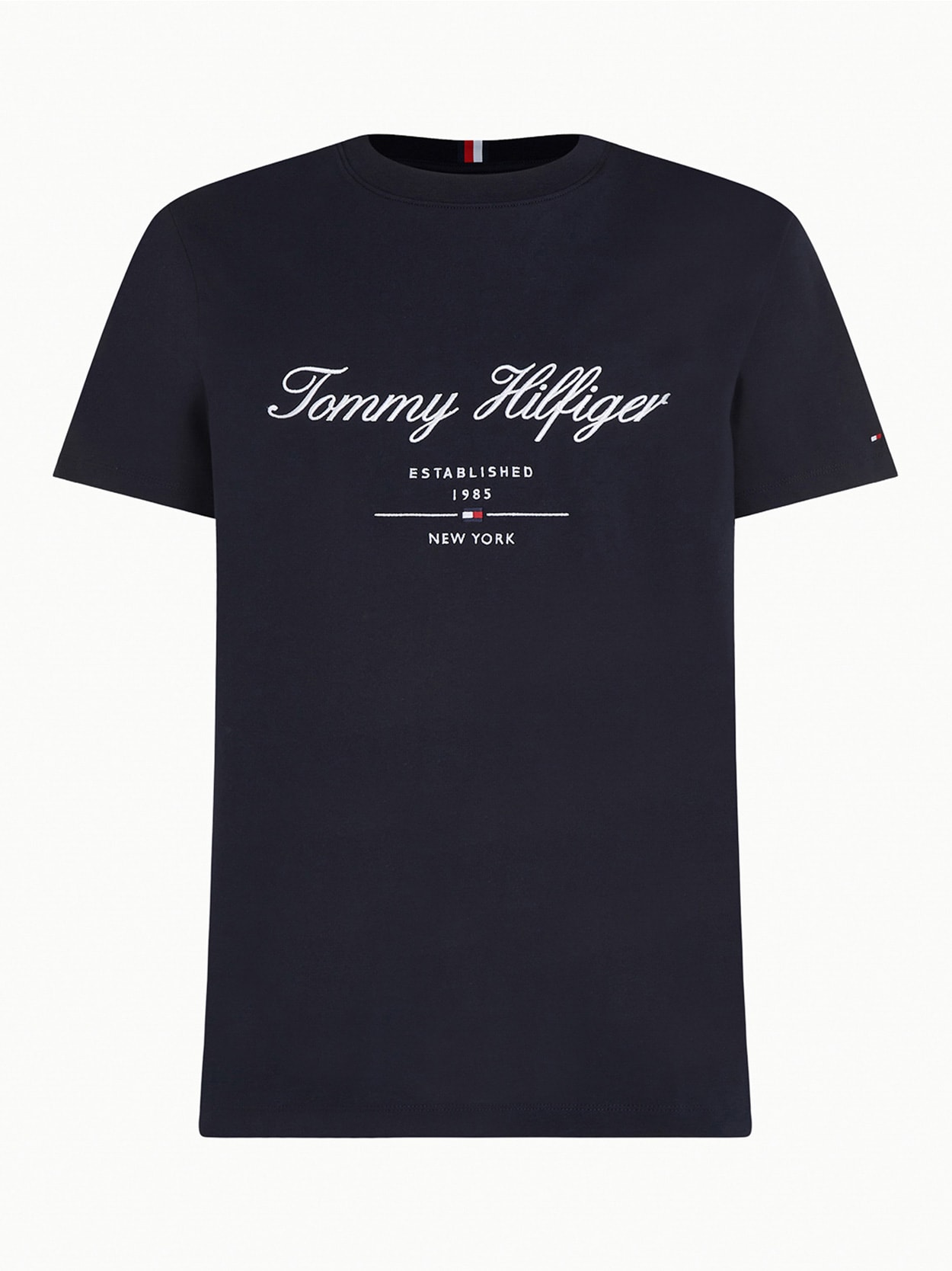 Camiseta Logo Cursivo Bordado