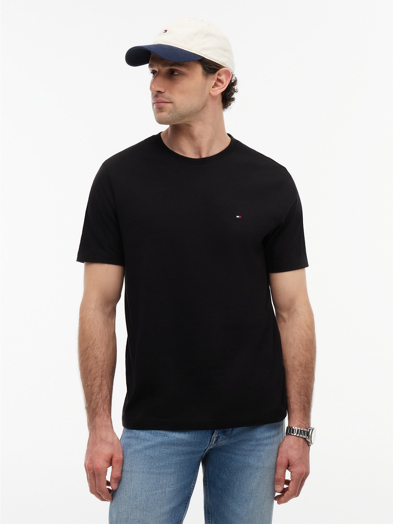 Camiseta Manga Longa Algodão Pima Gola C
