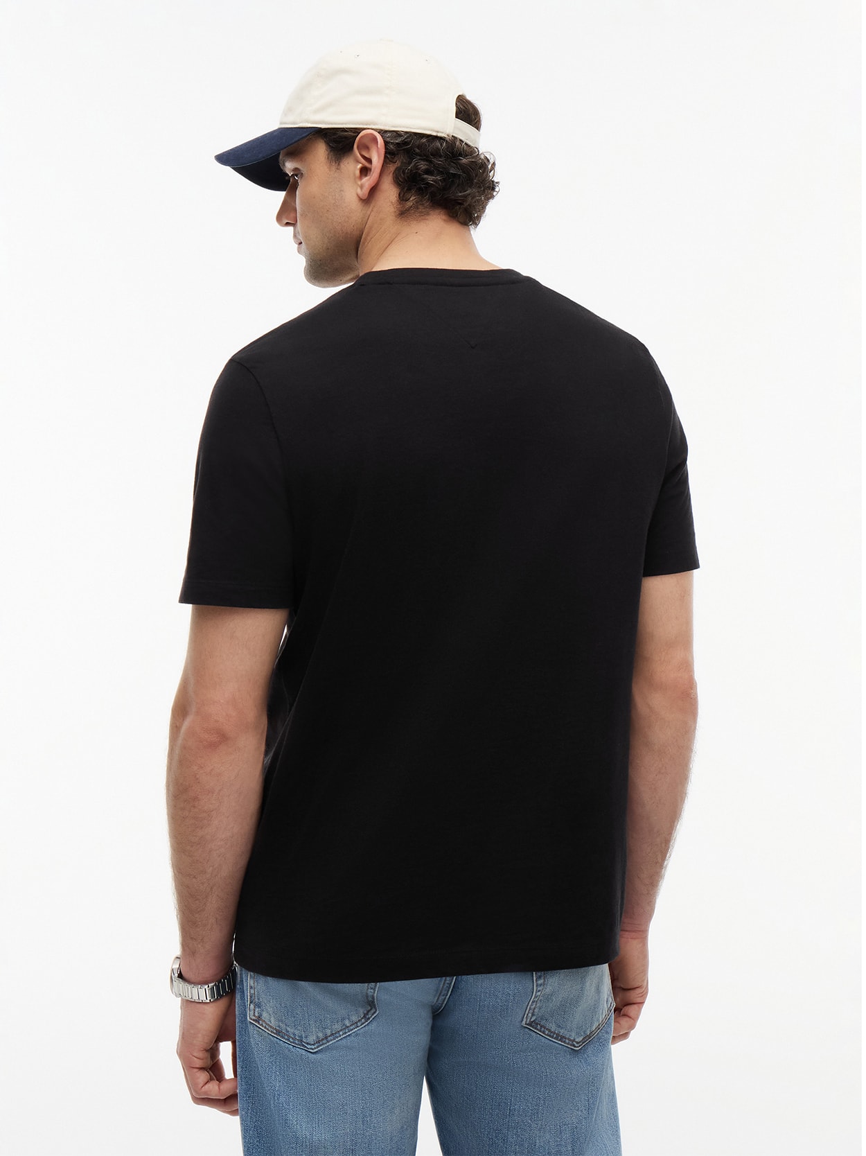 Camiseta Manga Longa Algodão Pima Gola C