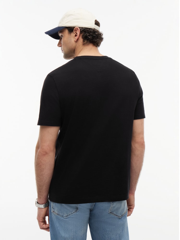 Camiseta Manga Longa Algodão Pima Gola C