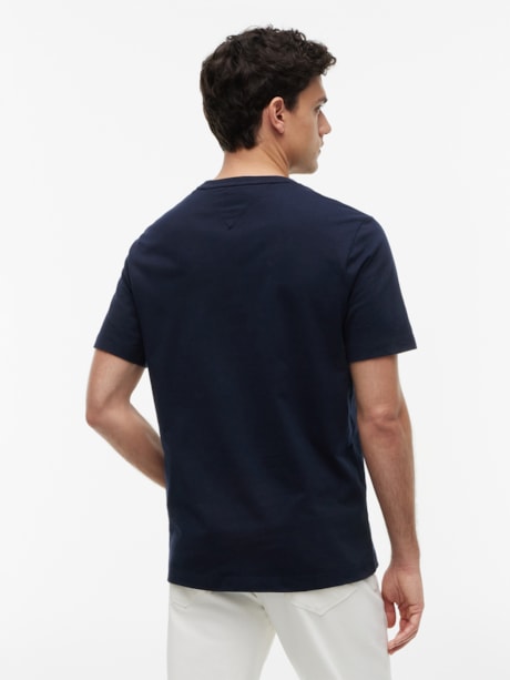 Camiseta Manga Longa Algodão Pima Gola C