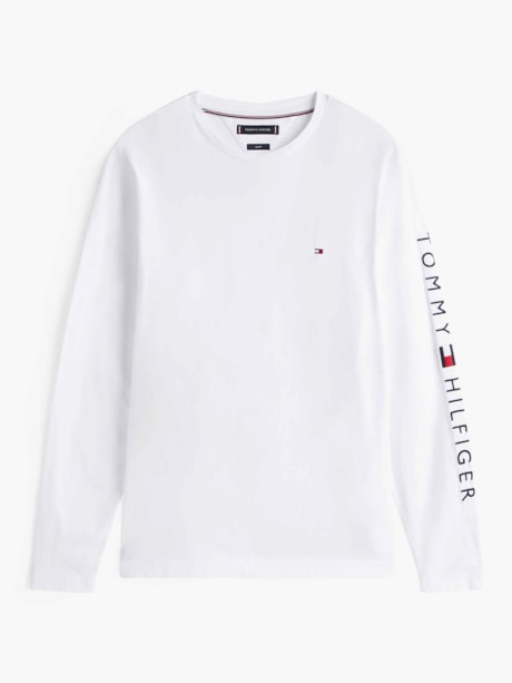 Camiseta Manga Longa com Logo
