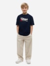 Camiseta Piqué com Logo Bordado Infantil