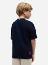 Camiseta Piqué com Logo Bordado Infantil