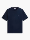 Camiseta Plus Gola C com Bordado de Bandeira