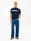 Camiseta Regular Assinatura Listrado