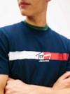 Camiseta Regular Assinatura Listrado