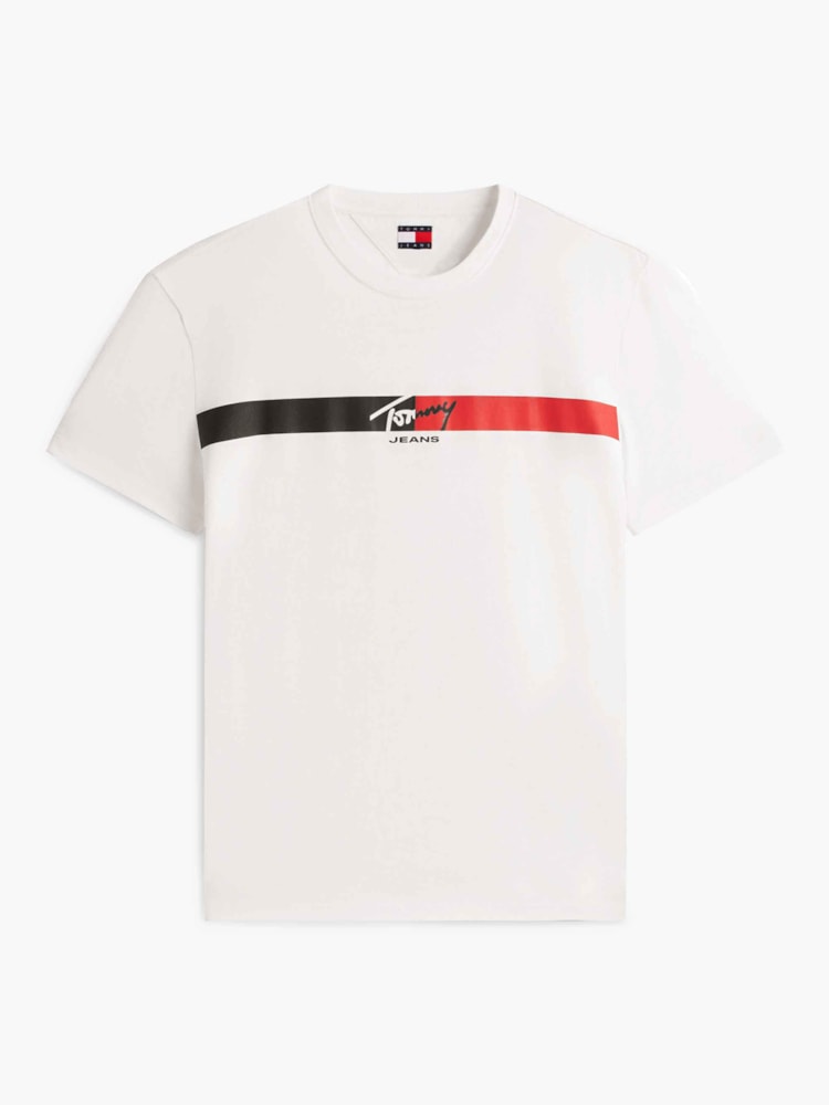 Camiseta Regular Assinatura Listrado