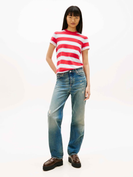 Camiseta Regular Bandeira Jersey